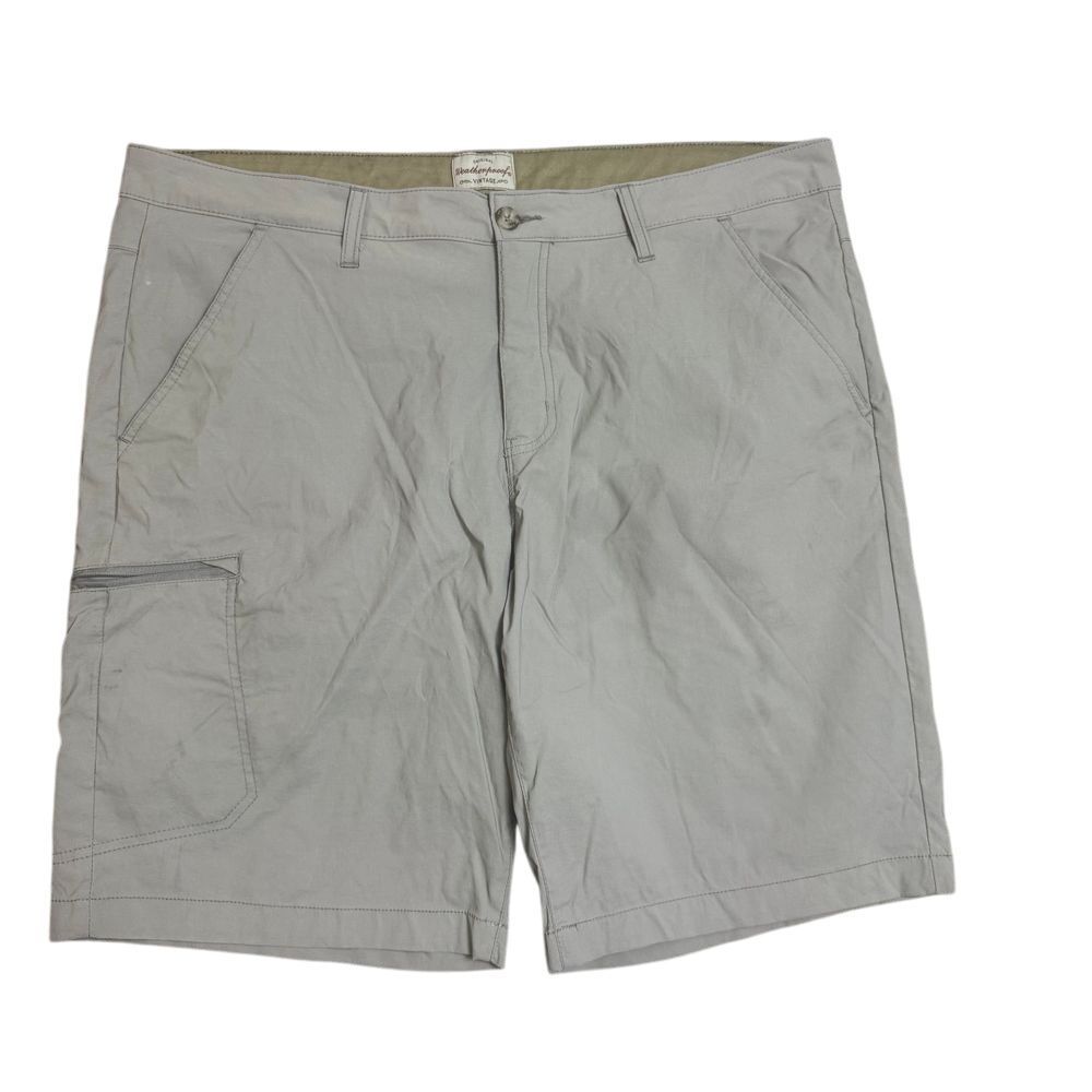 Weatherproof Vintage Mens Size 40 Light Gray Shorts Regular Fit Cargo Pocket